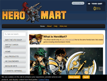 Tablet Screenshot of heromart.com